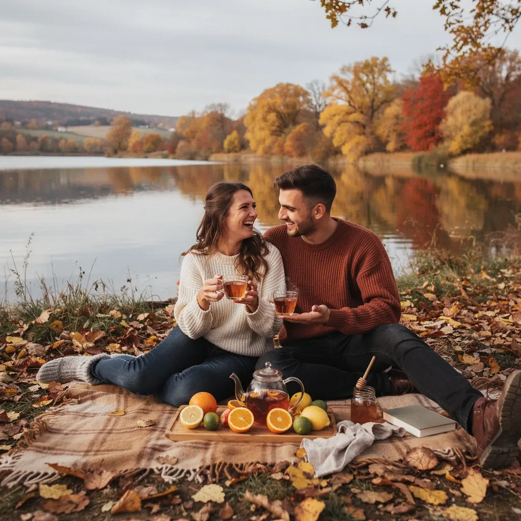 Gyönyörű, színes citrusgyümölcsök, mint például citrom és narancs, teához adagolva.